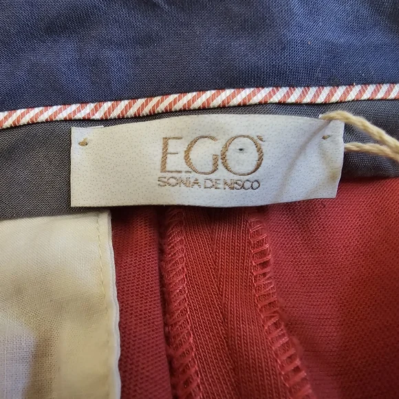 E_GO' By Sonia de Nisco Pants Size 40/4 US NWT